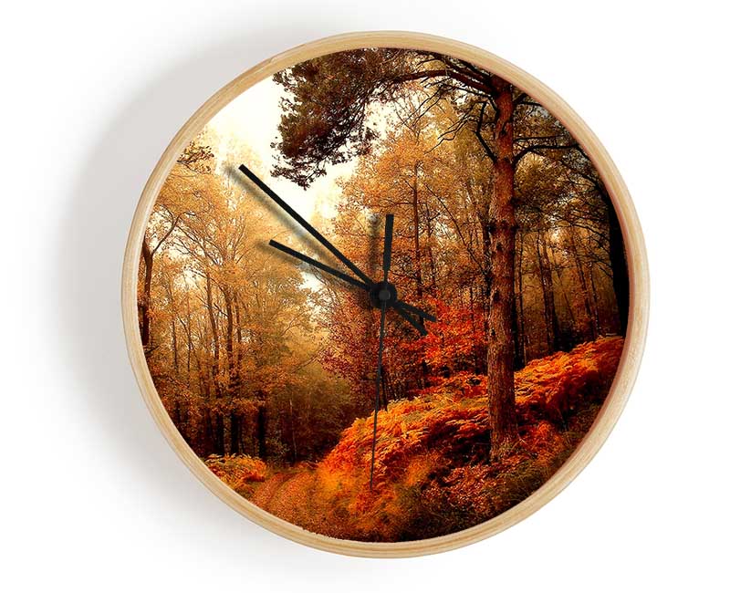 Mountain Path Clock - Wallart-Direct UK