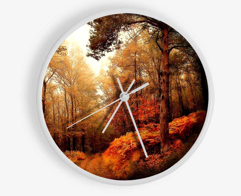 Mountain Path Clock - Wallart-Direct UK