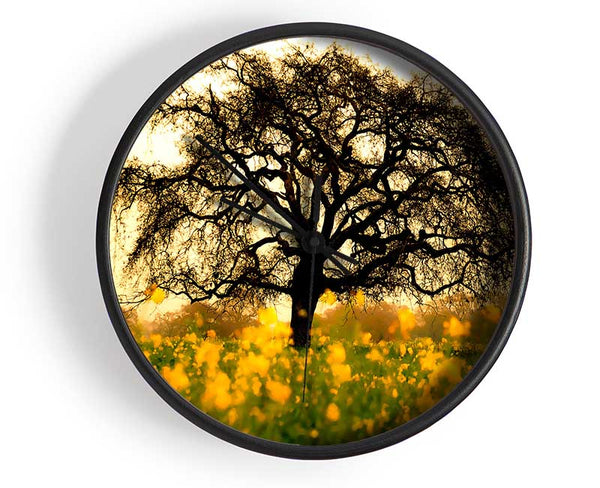 Spring Field Clock - Wallart-Direct UK