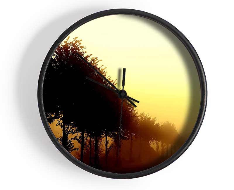 Beautiful Foggy Day Clock - Wallart-Direct UK