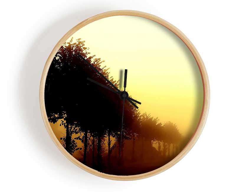 Beautiful Foggy Day Clock - Wallart-Direct UK