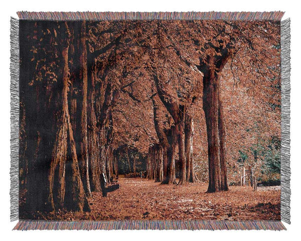 Park Autumn Woven Blanket