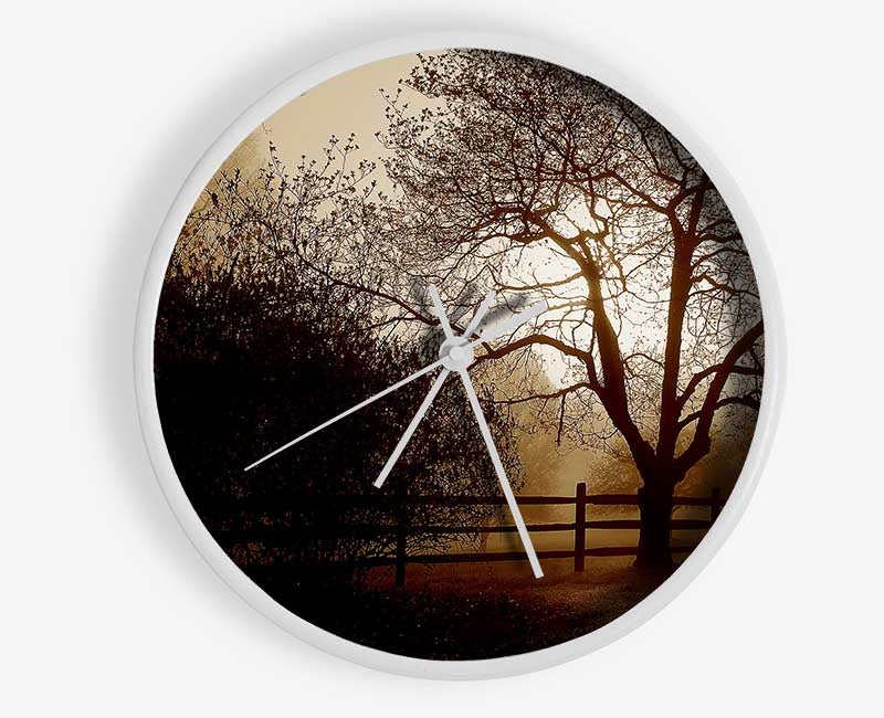 Countryside Farm Clock - Wallart-Direct UK