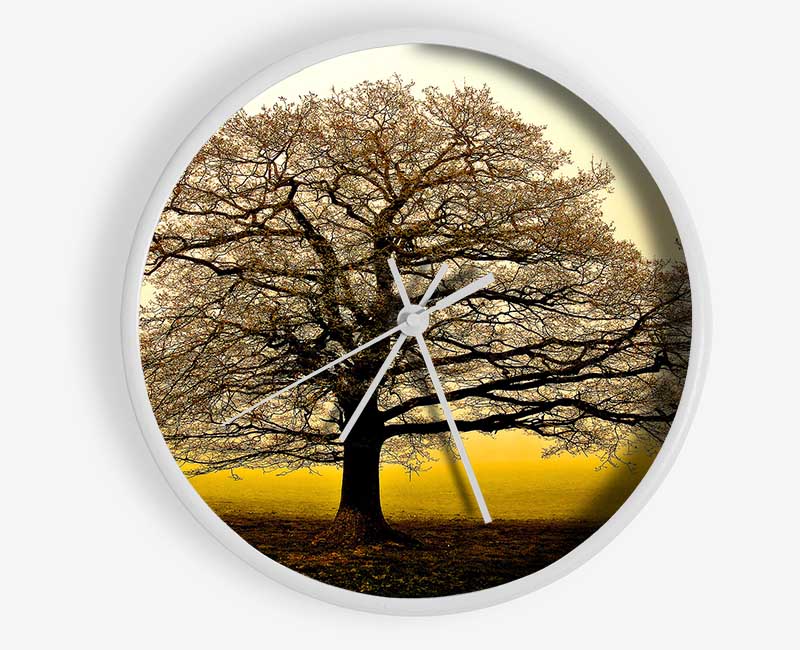 Beautiful Dusk Tree Clock - Wallart-Direct UK