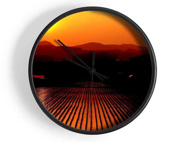 Rice Field Clock - Wallart-Direct UK