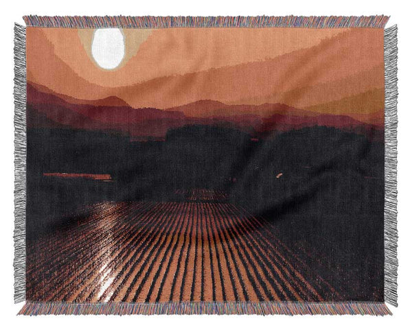 Rice Field Woven Blanket