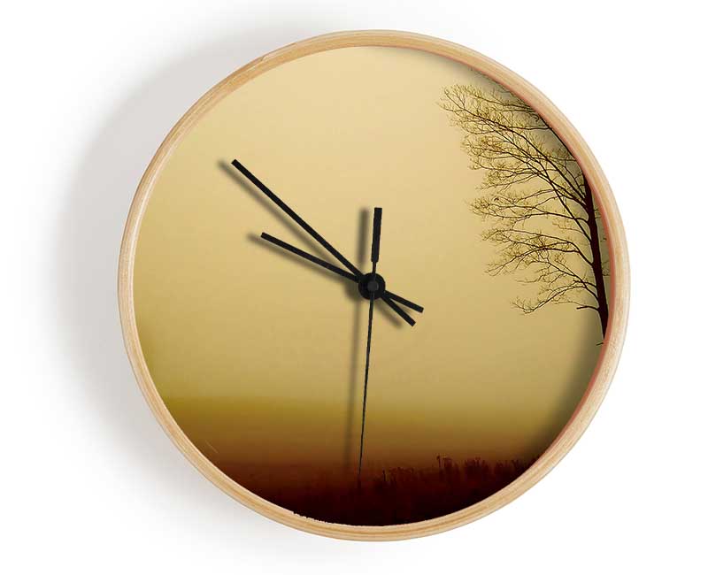 Naked Trees Clock - Wallart-Direct UK