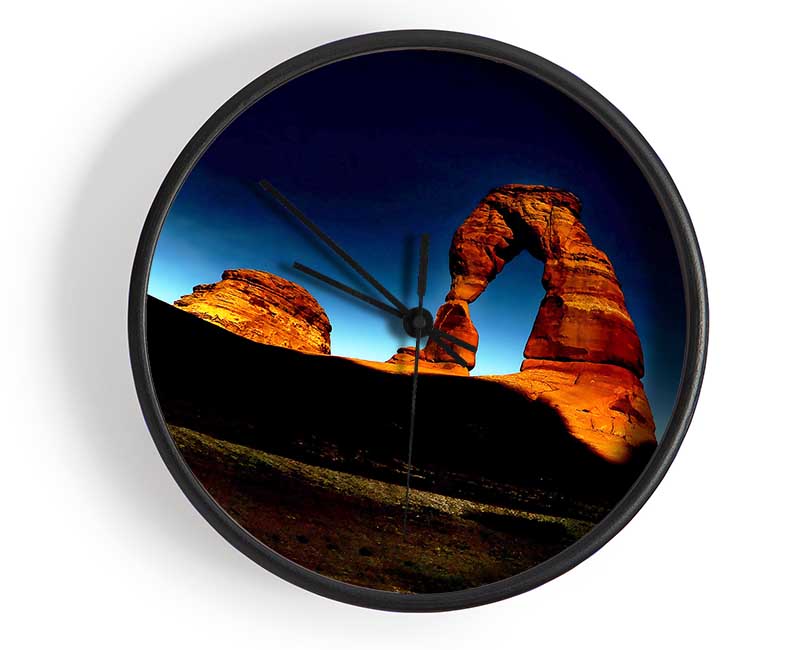 Arch Rock Night Clock - Wallart-Direct UK