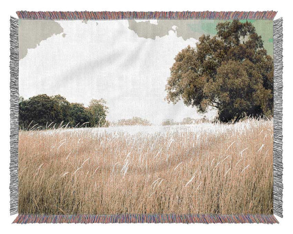 Summer Field Grass Woven Blanket