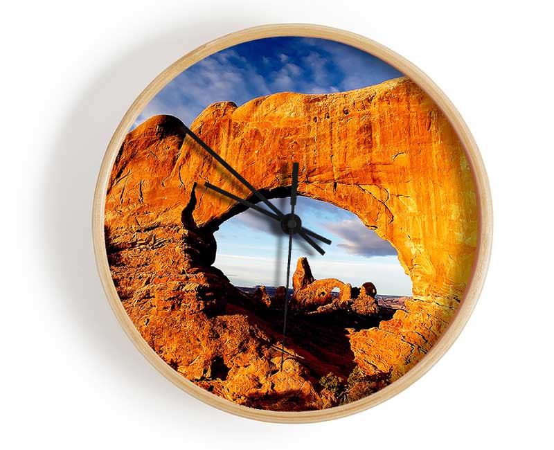 Rock Arch Clock - Wallart-Direct UK