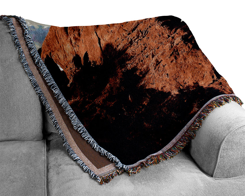 Rock Arch Woven Blanket