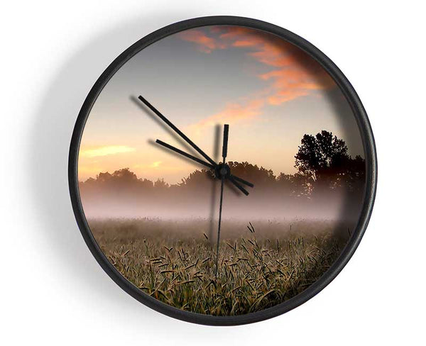 Early Morning Fog Clock - Wallart-Direct UK