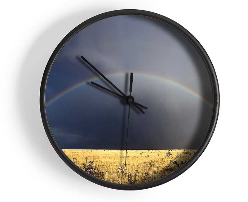 Desert Rainbow Clock - Wallart-Direct UK