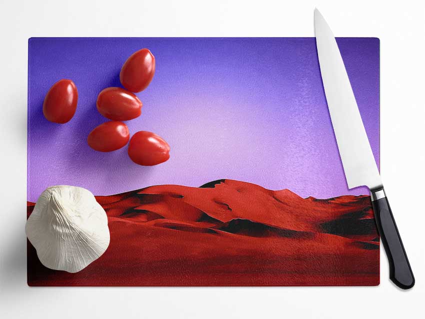 Desert Night Glass Chopping Board