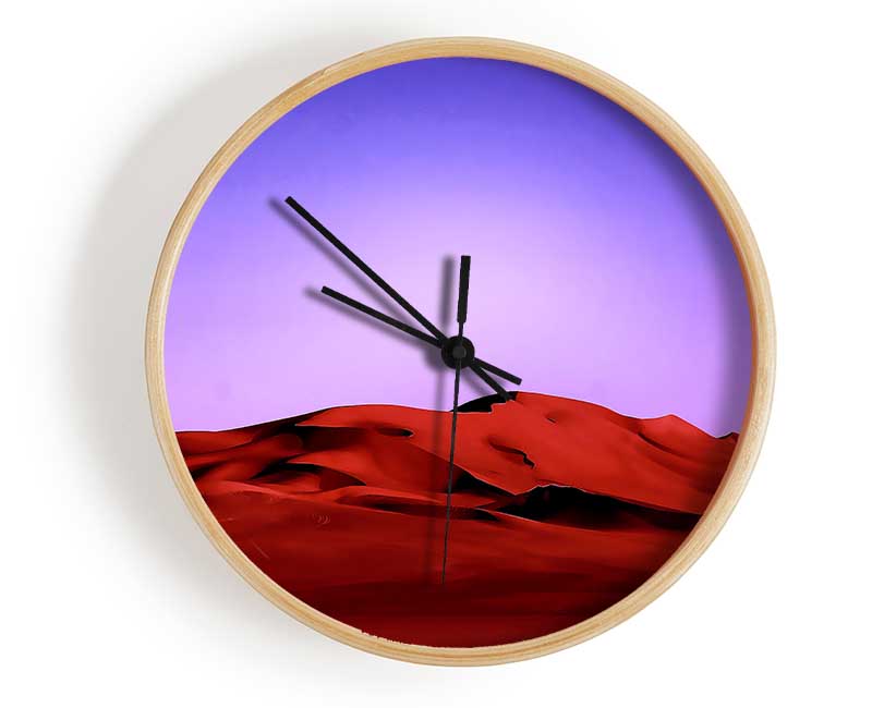 Desert Night Clock - Wallart-Direct UK