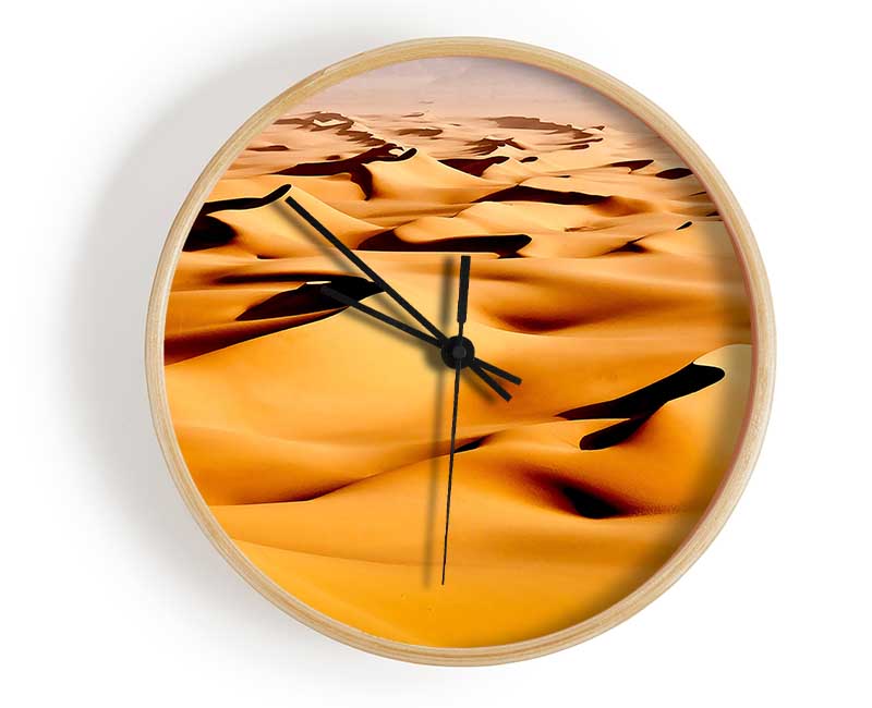 Desert Sand Dunes Clock - Wallart-Direct UK