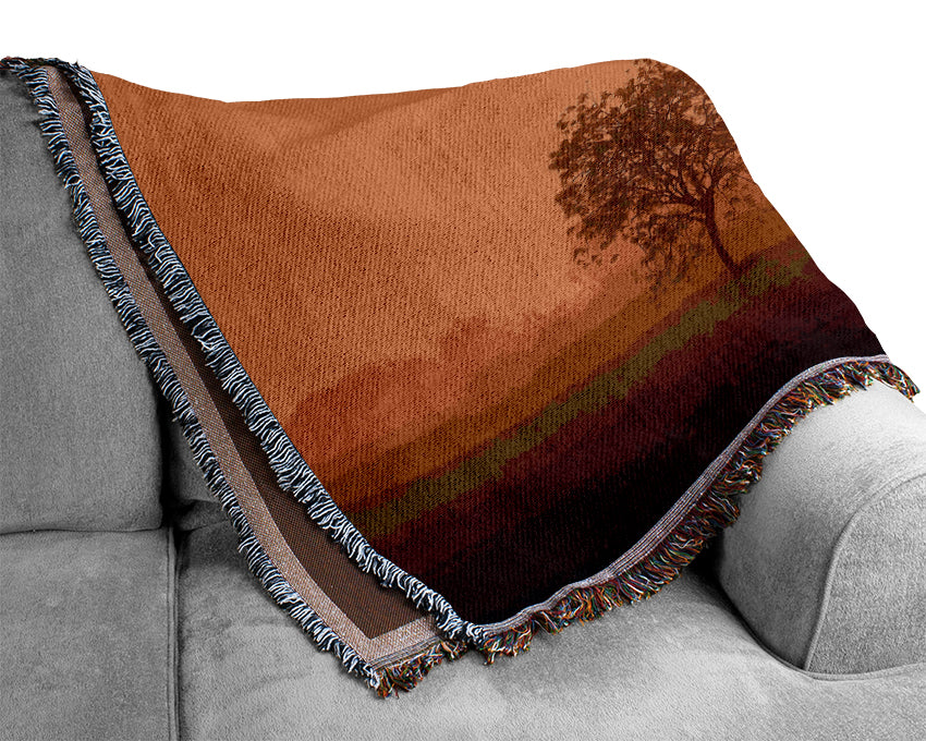 Misty Morning Woven Blanket