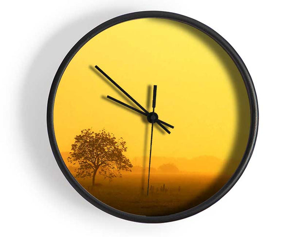 Misty Morning Clock - Wallart-Direct UK