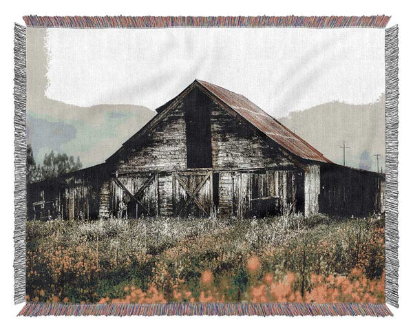 Old Barn Woven Blanket