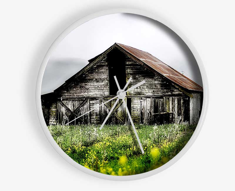 Old Barn Clock - Wallart-Direct UK