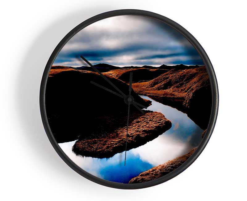 Small River Island Clock - Wallart-Direct UK