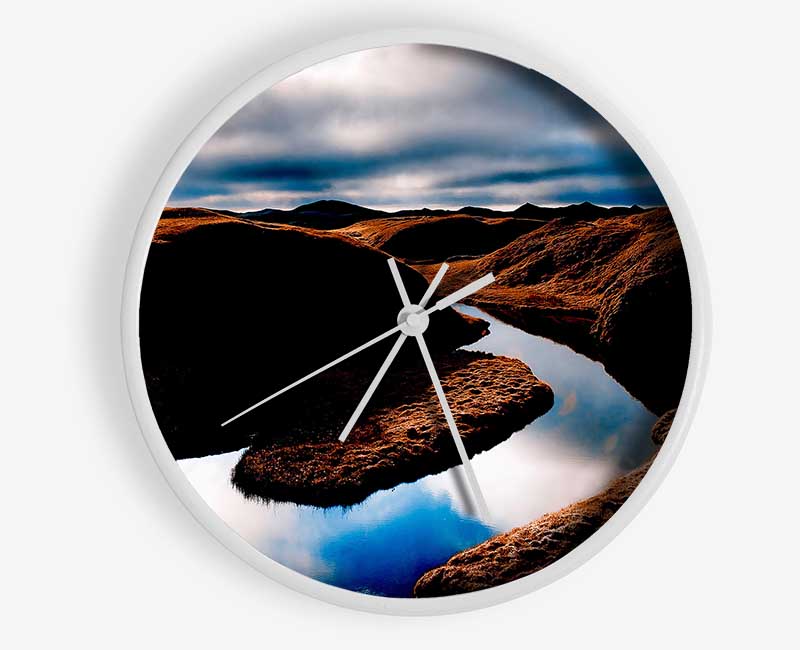 Small River Island Clock - Wallart-Direct UK