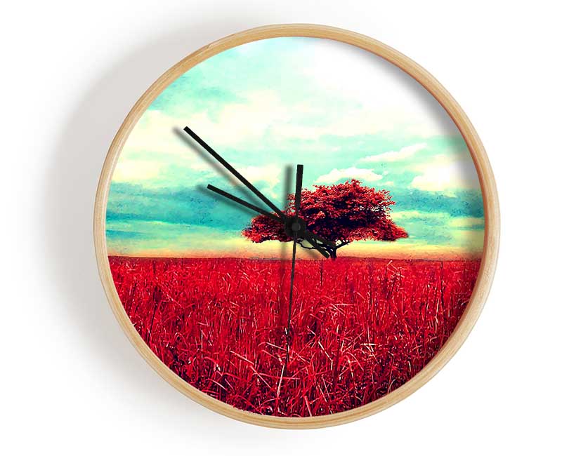 Vintage Scene Clock - Wallart-Direct UK