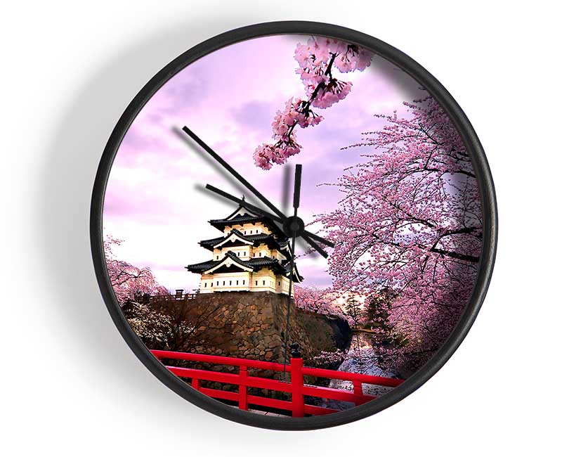 Hirosaki Castle Japan Clock - Wallart-Direct UK