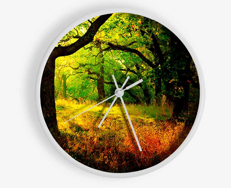 Autumn Wonderland Clock - Wallart-Direct UK