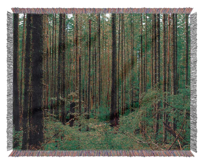 Nothing But Trees Woven Blanket