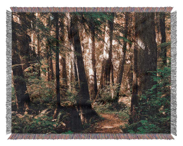 Sunbeam Woodland Woven Blanket