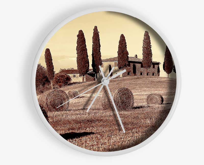 French Countryside Clock - Wallart-Direct UK