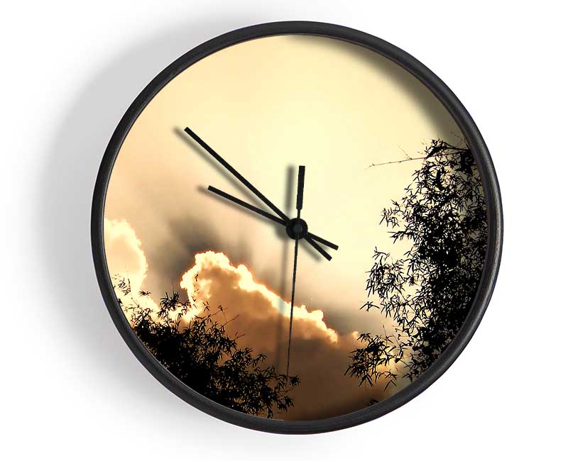 Heavens Sunrays Clock - Wallart-Direct UK