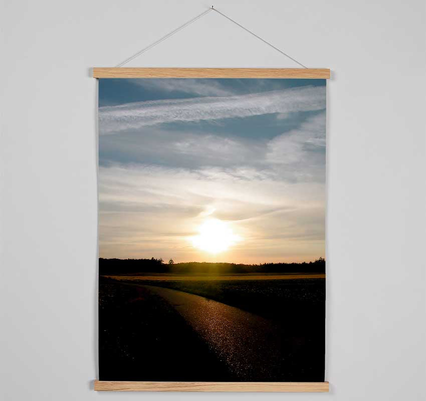 Road To The Sun Hanging Poster - Wallart-Direct UK