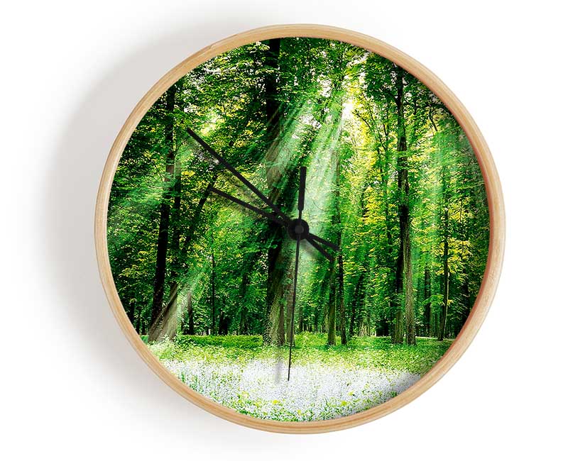 Sunbeams From Heaven Clock - Wallart-Direct UK