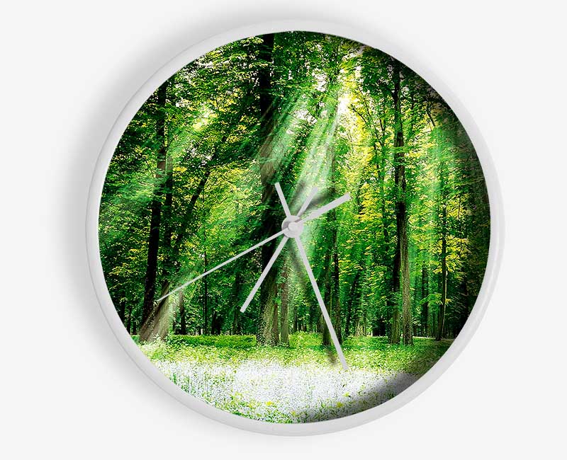 Sunbeams From Heaven Clock - Wallart-Direct UK