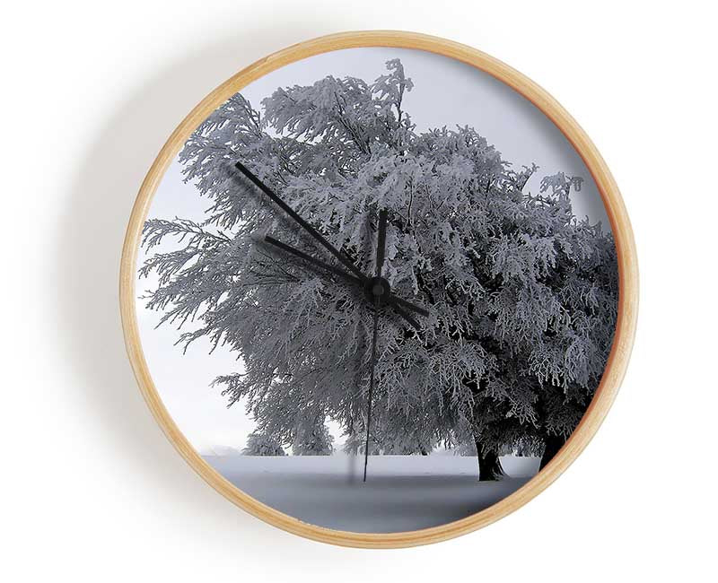 In The Dead Of Winter Clock - Wallart-Direct UK