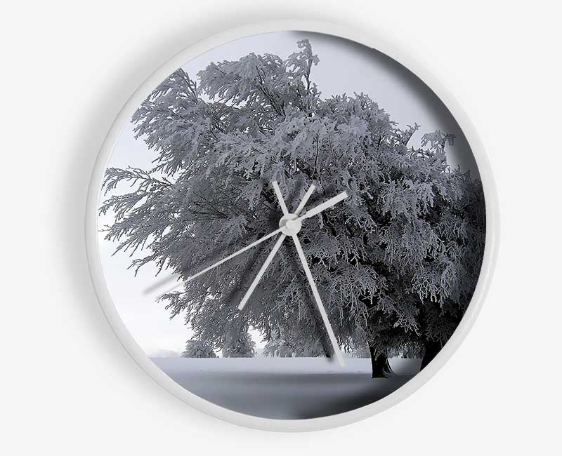 In The Dead Of Winter Clock - Wallart-Direct UK