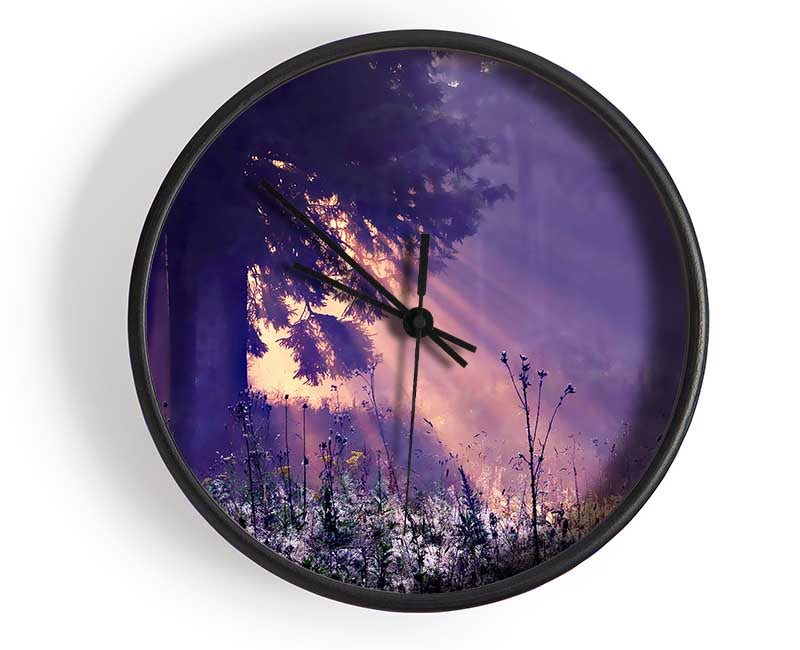 Sunray Tree Clock - Wallart-Direct UK