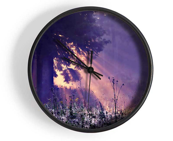 Sunray Tree Clock - Wallart-Direct UK