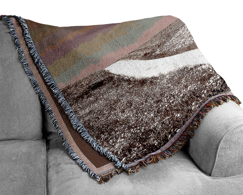 Summers Day Sepia Tone Woven Blanket