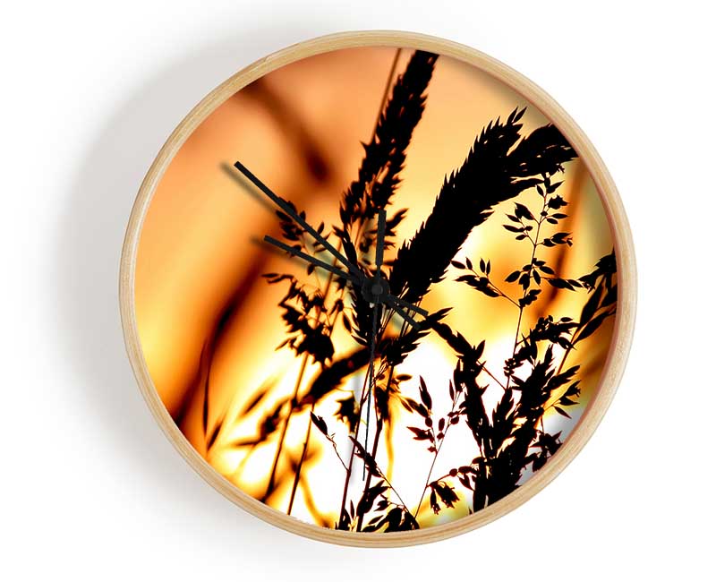 Reed Sunset Clock - Wallart-Direct UK