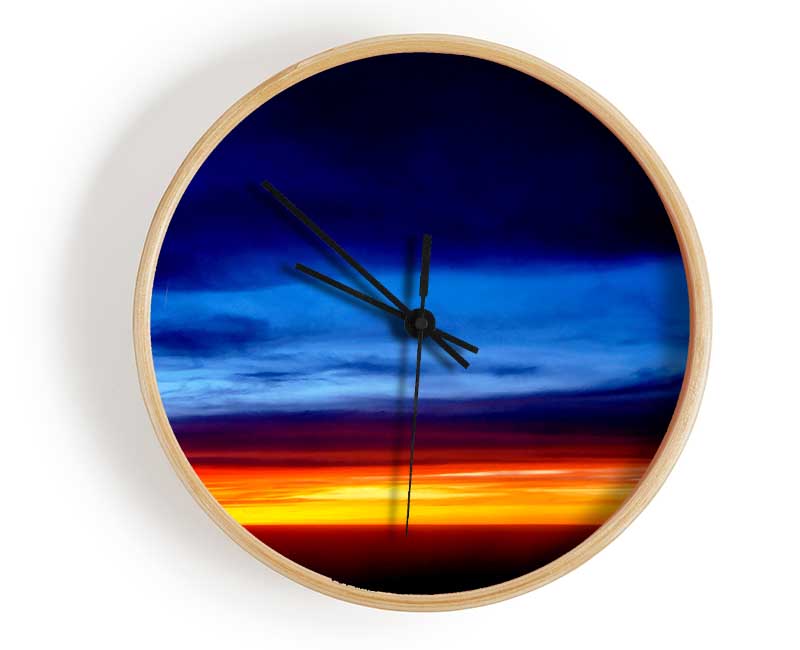 Sunrise At Dawn Clock - Wallart-Direct UK