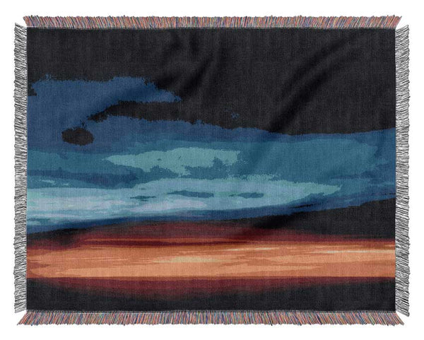 Sunrise At Dawn Woven Blanket