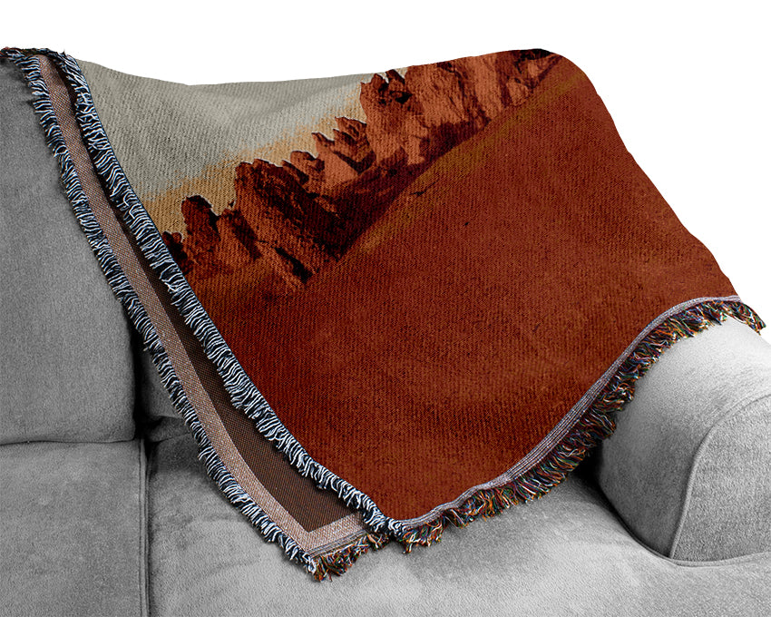 The Desert Rocks Woven Blanket