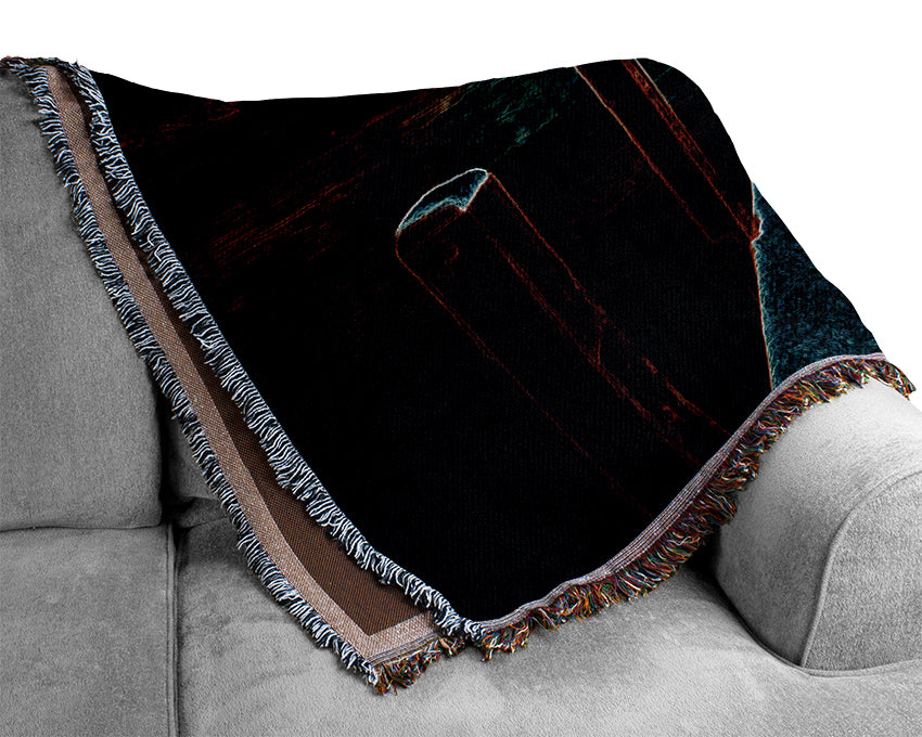 Abstract Pier Woven Blanket