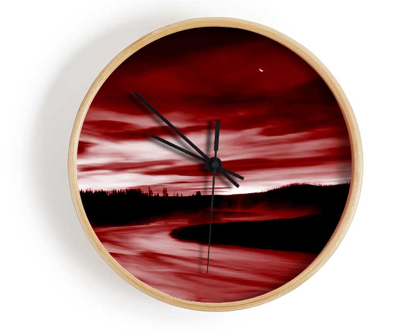 Red River Storms Clock - Wallart-Direct UK