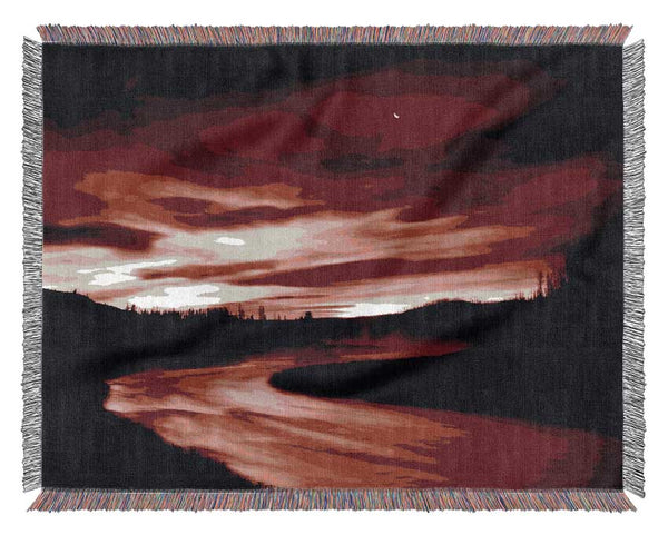 Red River Storms Woven Blanket