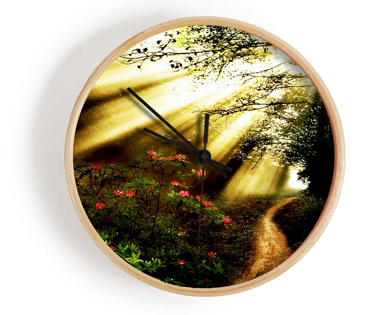 Mystical Garden Path Clock - Wallart-Direct UK