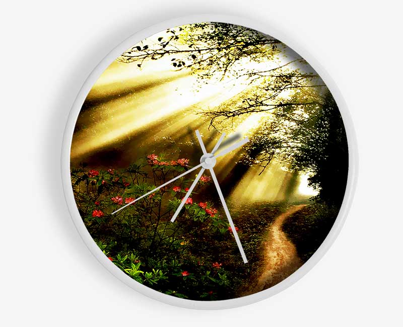 Mystical Garden Path Clock - Wallart-Direct UK